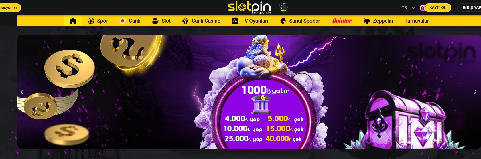 Slotpin Giriş